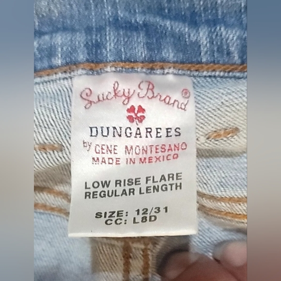 Lucky Brand Dungarees | Blue Low Rise Flare | Reg Length | Size: 12x31 - Picture 2 of 3